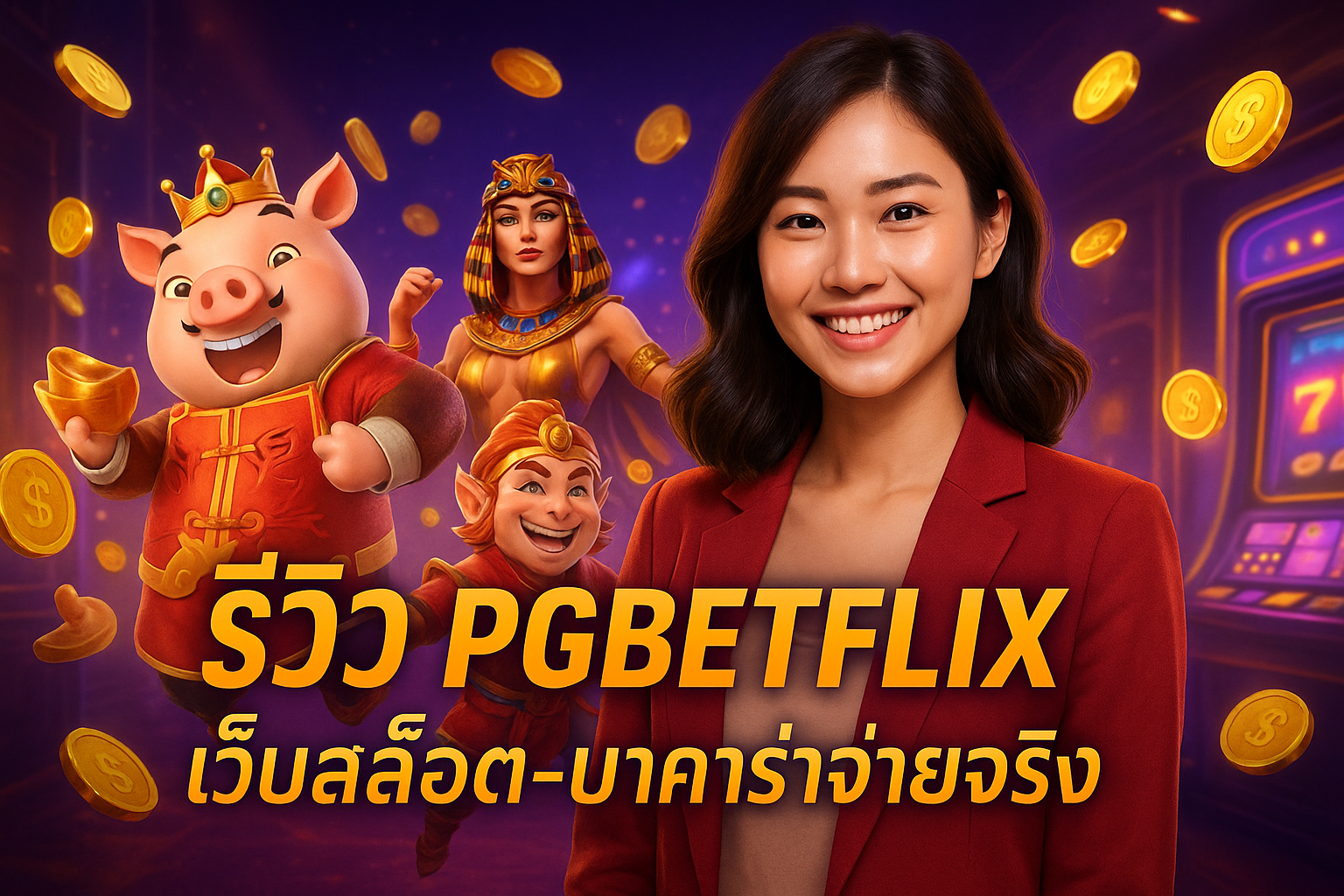 รีวิว PGBETFLIX เว็บสล็อต-บาคาร่าจ่ายจริง
